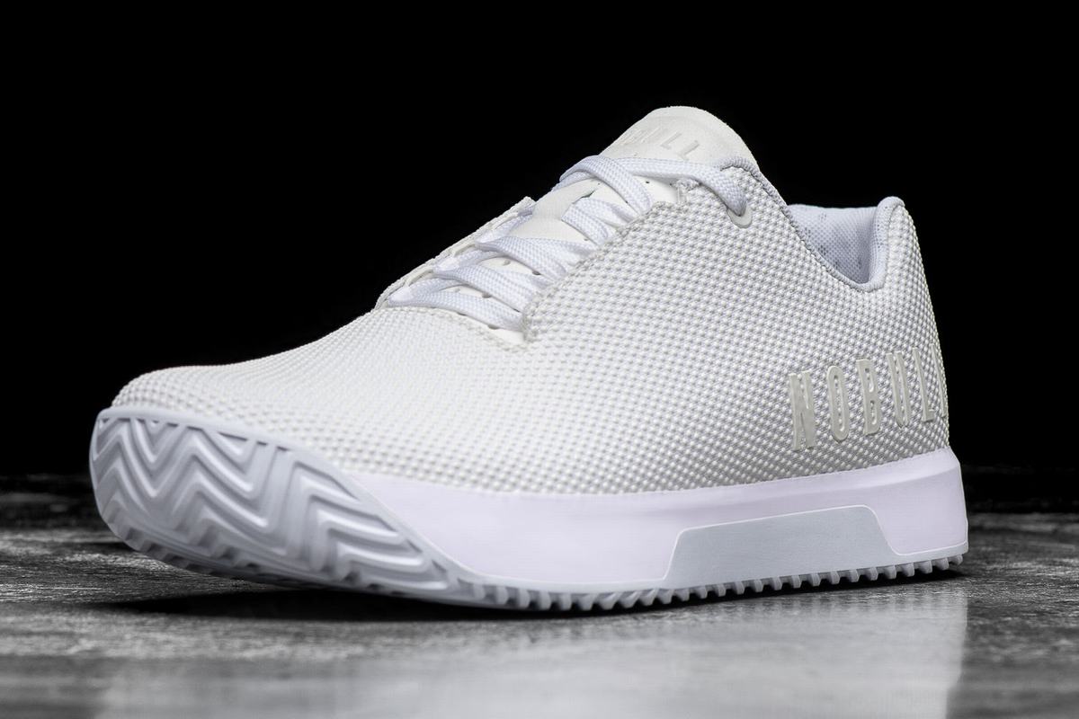 Basket Nobull Superfabric Trainer Femme Blanche | AV8243610