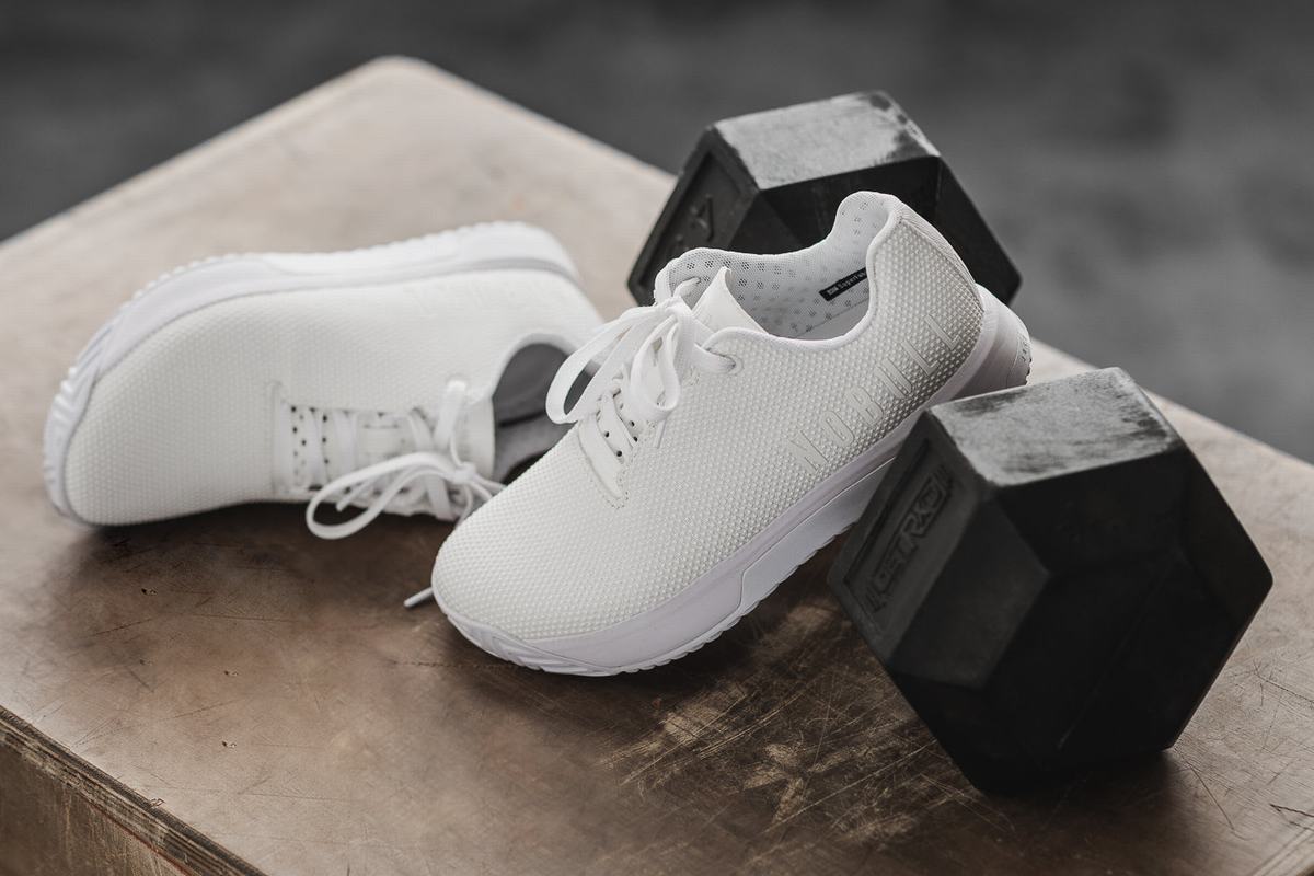 Basket Nobull Superfabric Trainer Femme Blanche | AV8243610