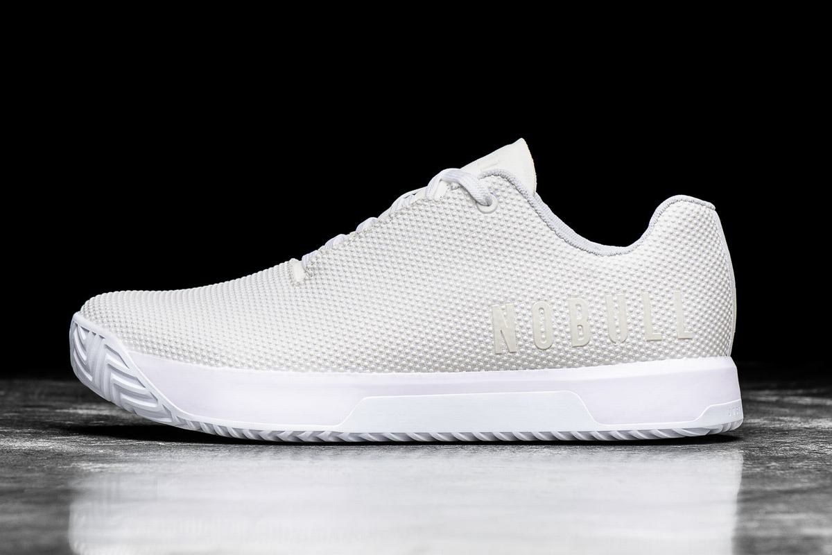 Basket Nobull Superfabric Trainer Femme Blanche | AV8243610