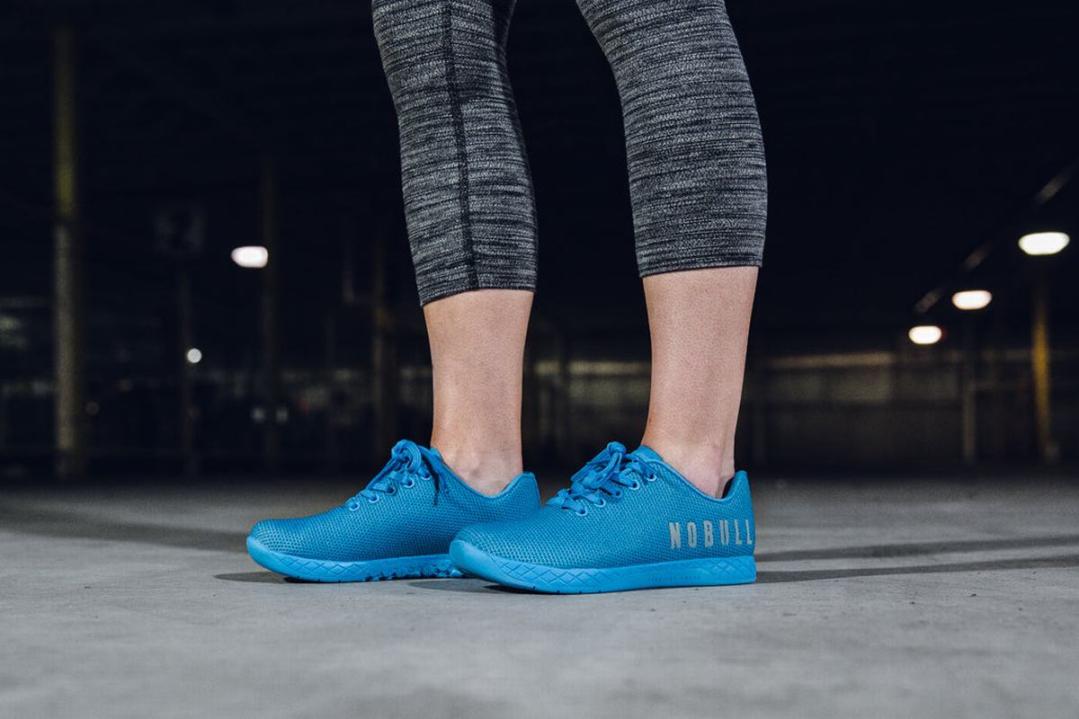Basket Nobull Superfabric Trainer Femme Bleu Clair | BT2608973