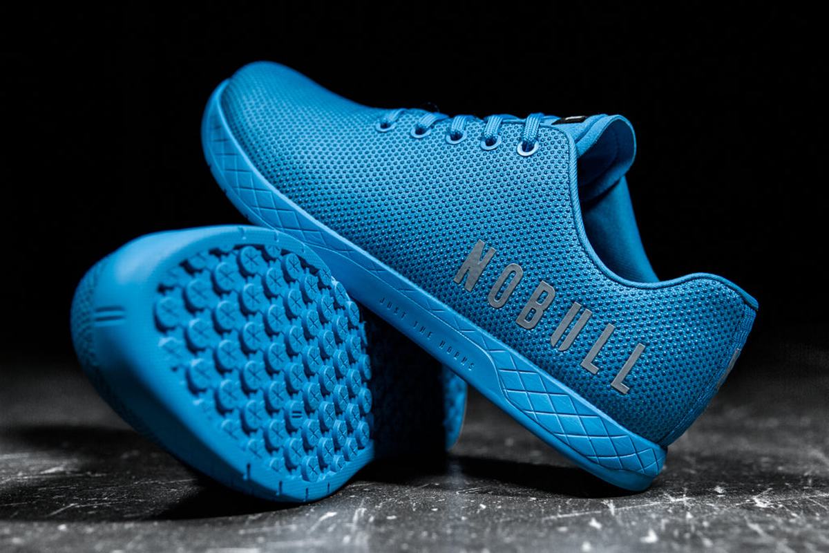 Basket Nobull Superfabric Trainer Femme Bleu Clair | BT2608973
