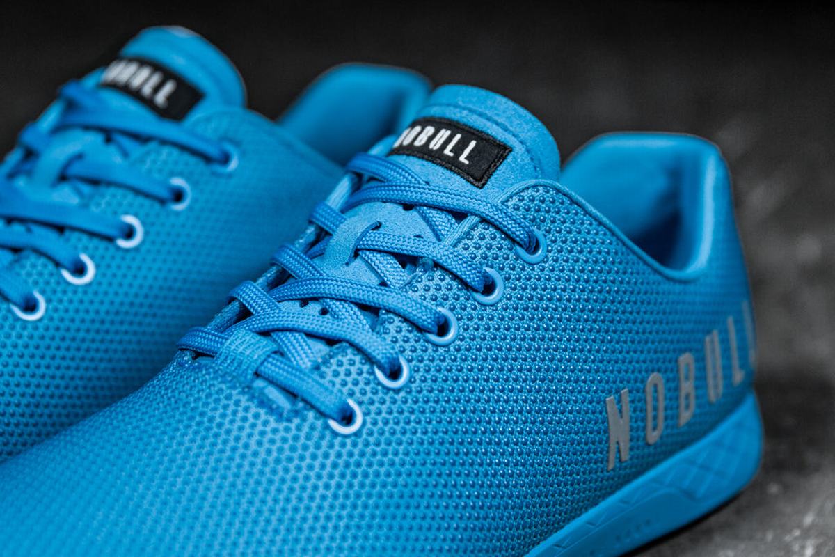 Basket Nobull Superfabric Trainer Femme Bleu Clair | BT2608973