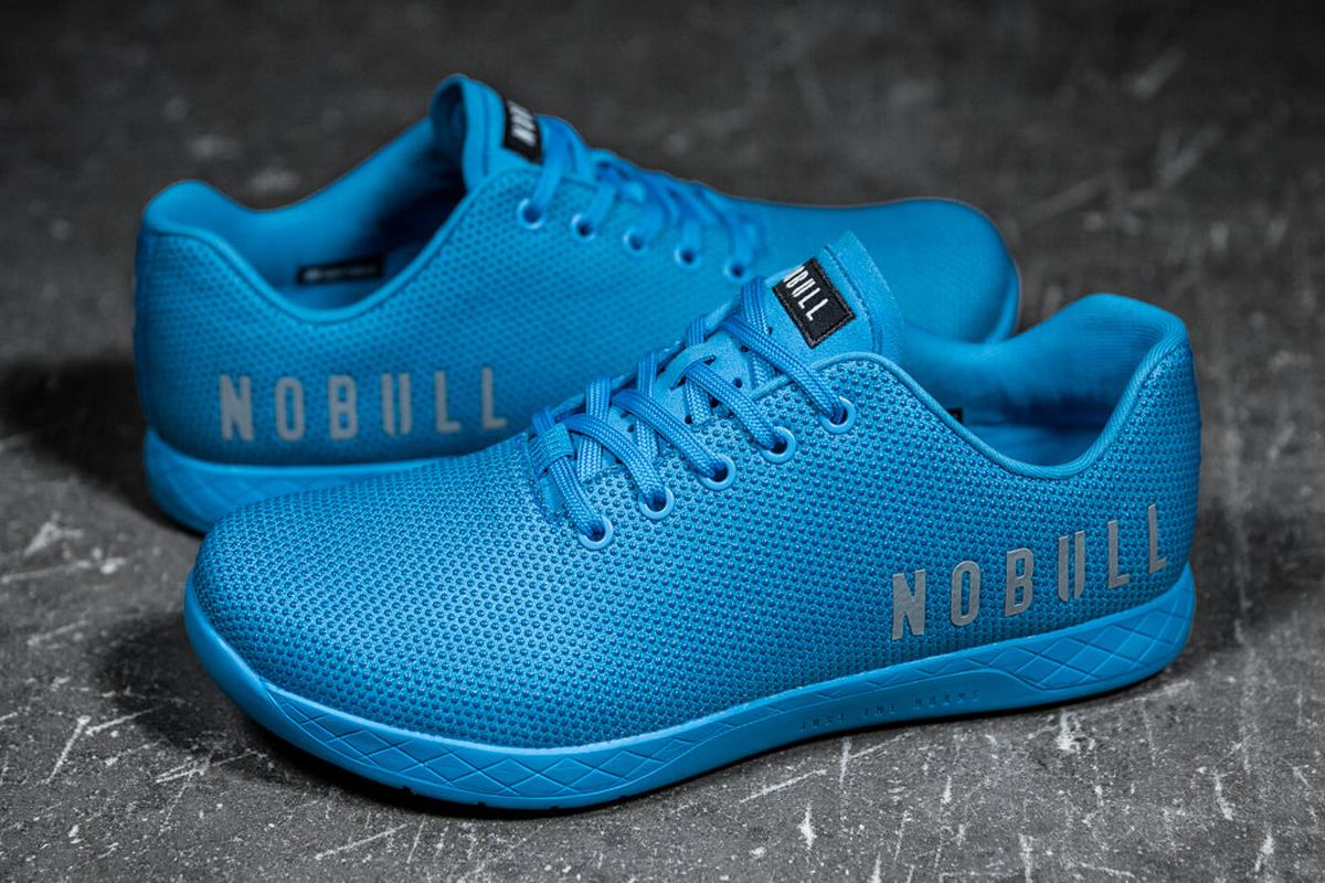 Basket Nobull Superfabric Trainer Femme Bleu Clair | BT2608973
