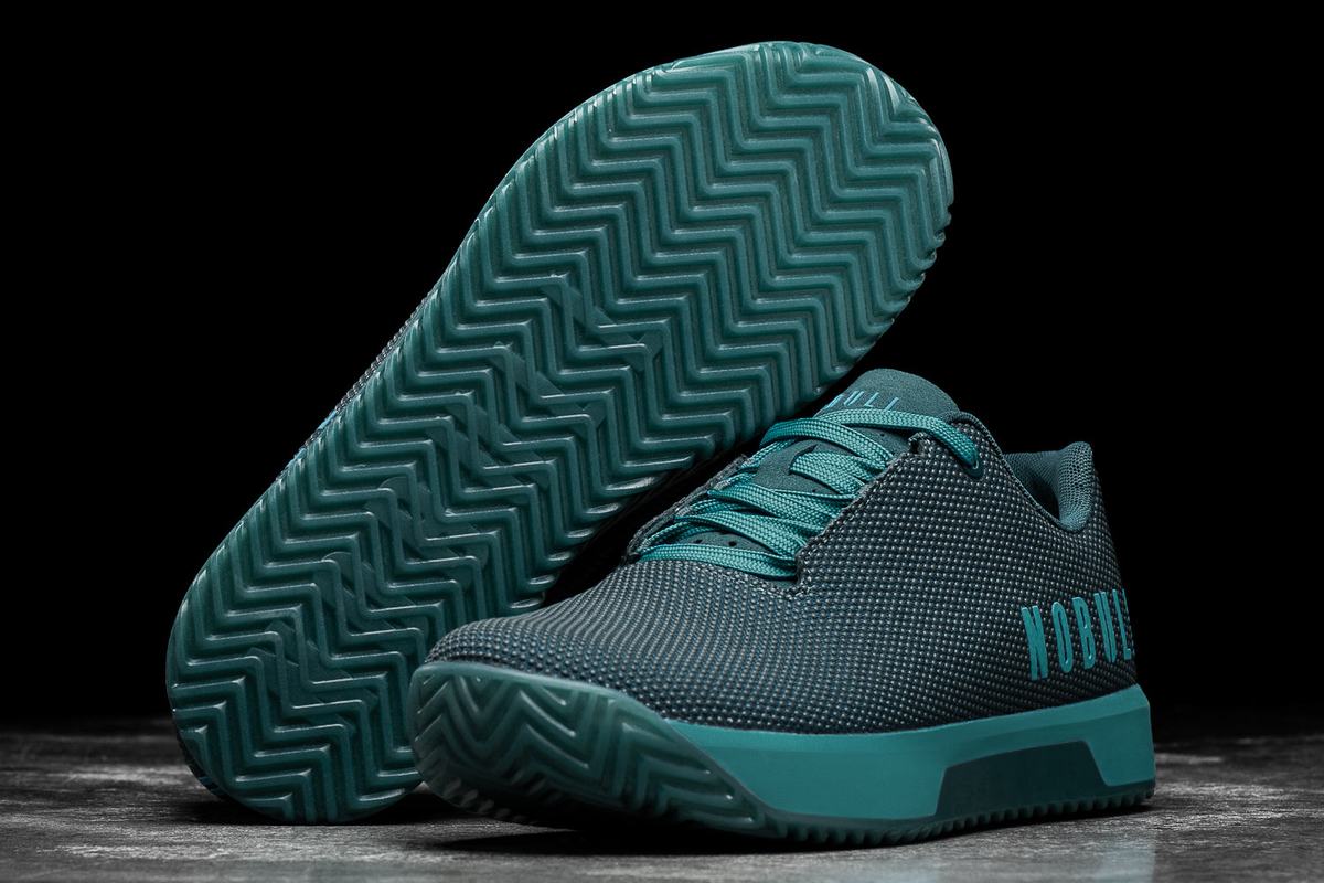 Basket Nobull Superfabric Trainer Femme Turquoise Foncé | DT4693105