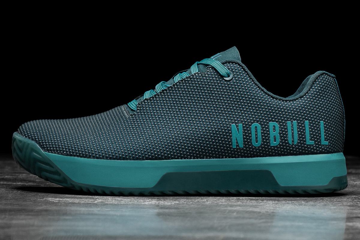 Basket Nobull Superfabric Trainer Femme Turquoise Foncé | DT4693105
