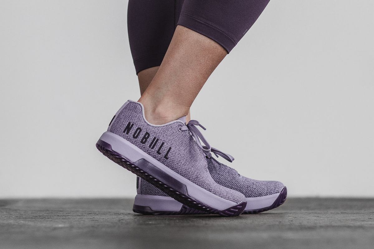 Basket Nobull Superfabric Trainer Femme Lavande | EL0369284