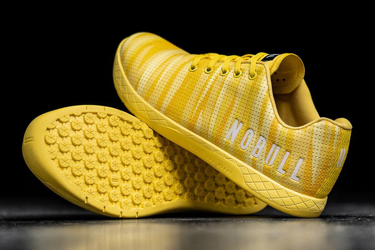 Basket Nobull Superfabric Trainer Femme Jaune | EU1389427