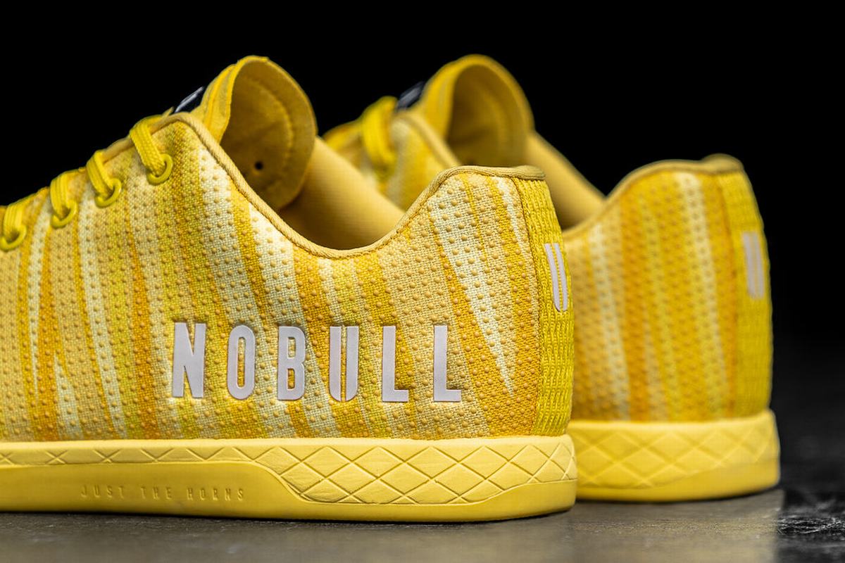 Basket Nobull Superfabric Trainer Femme Jaune | EU1389427