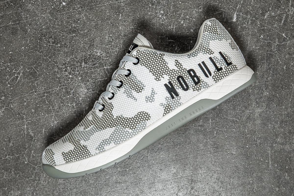 Basket Nobull Superfabric Trainer Femme Blanche Camouflage | FG6172940
