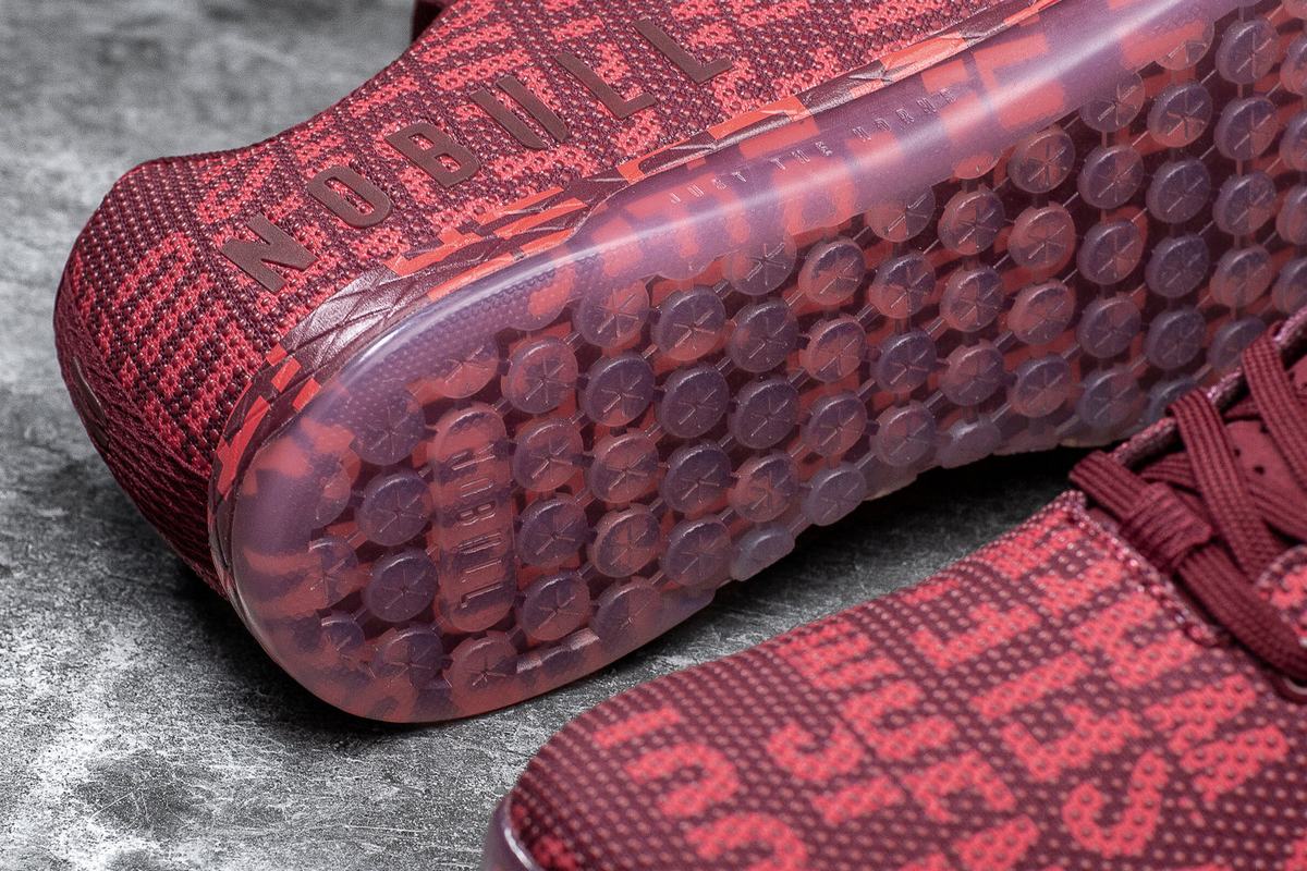 Basket Nobull Superfabric Trainer Femme Bordeaux | GR1042395