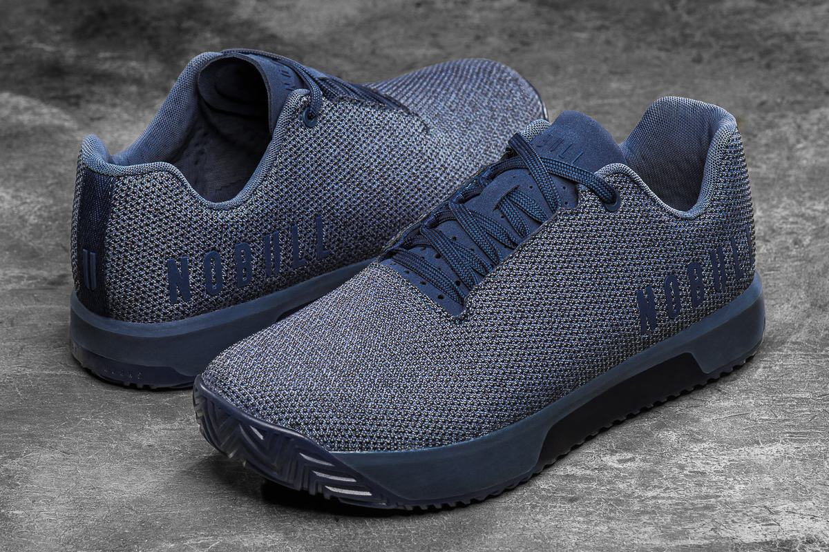 Basket Nobull Superfabric Trainer Femme Bleu Marine | KO3691752