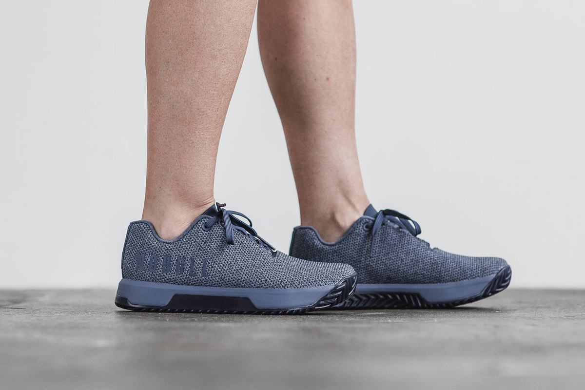 Basket Nobull Superfabric Trainer Femme Bleu Marine | KO3691752