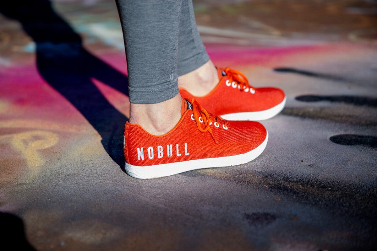 Basket Nobull Superfabric Trainer Femme Orange | LA8294360