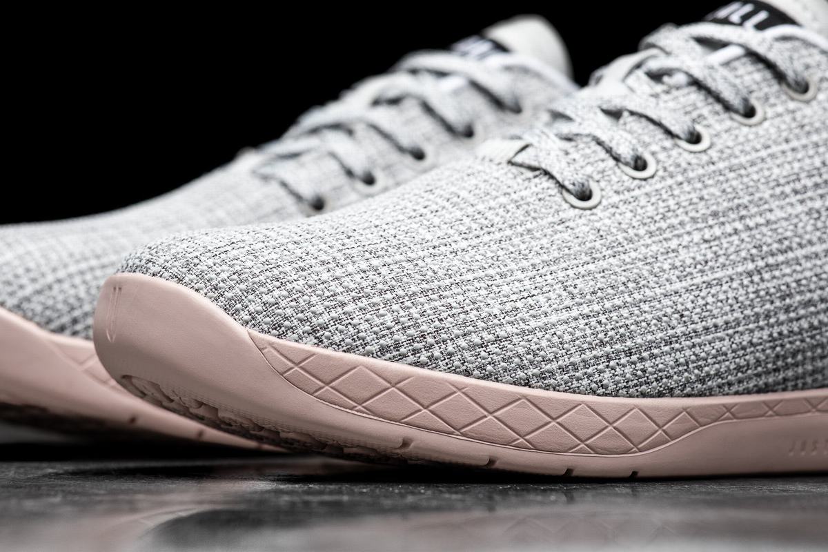 Basket Nobull Superfabric Trainer Femme Blanche Rose | LF1368950