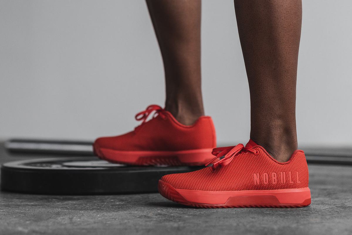 Basket Nobull Superfabric Trainer Femme Rouge | LS6985723
