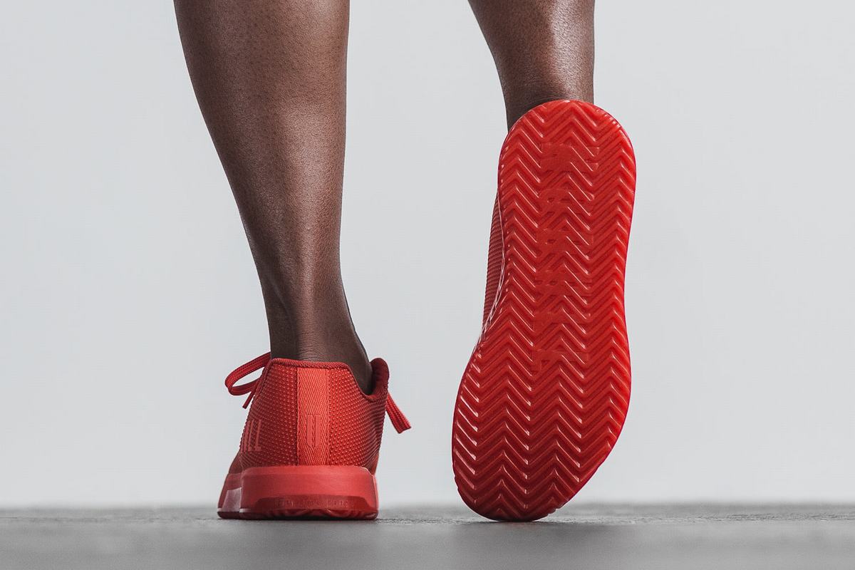 Basket Nobull Superfabric Trainer Femme Rouge | LS6985723