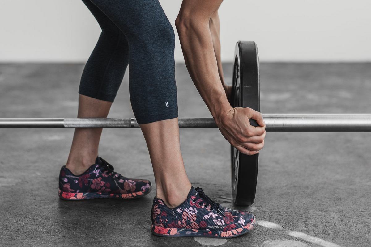 Basket Nobull Superfabric Trainer Femme Bleu Marine Rose | PB2518709