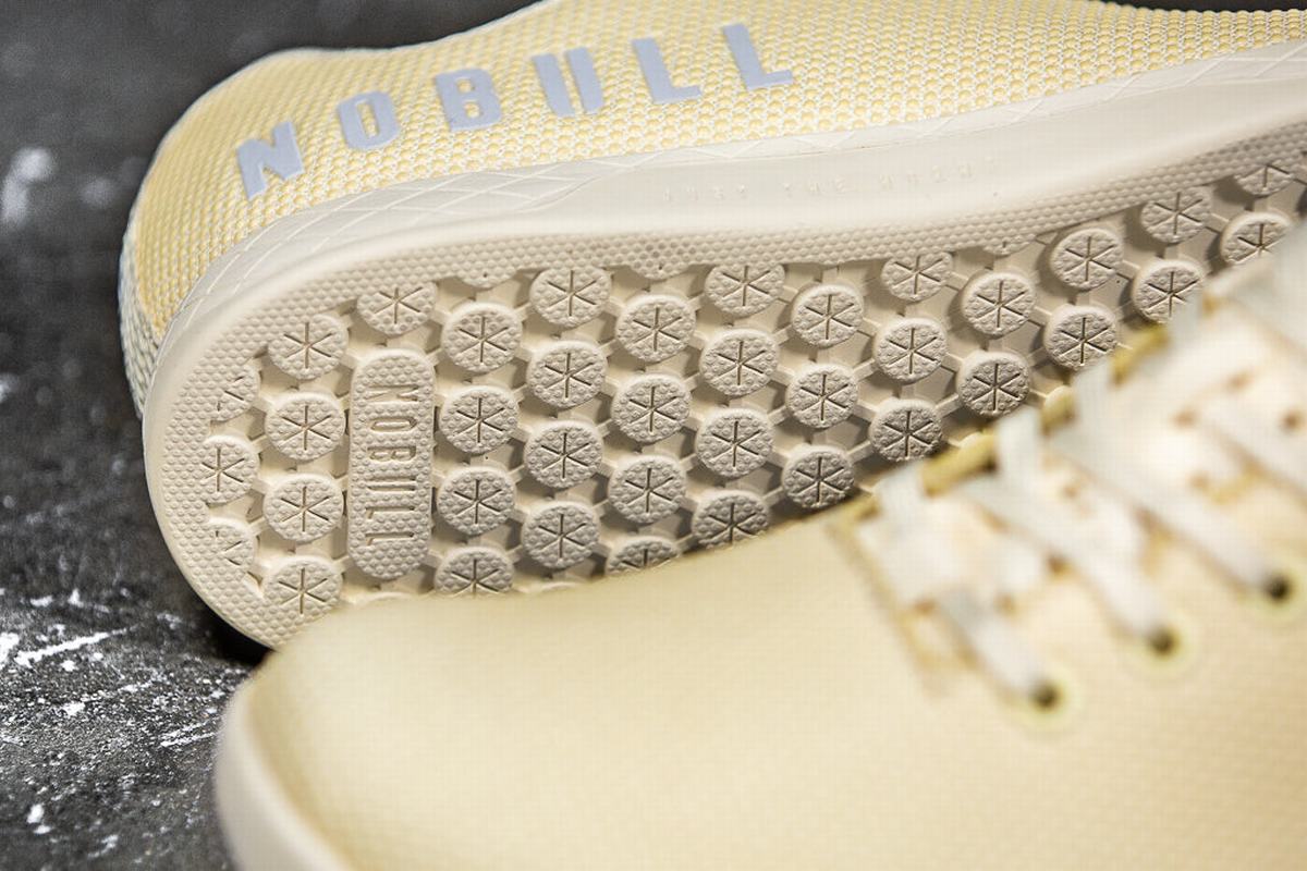 Basket Nobull Superfabric Trainer Femme Jaune | RD3748250