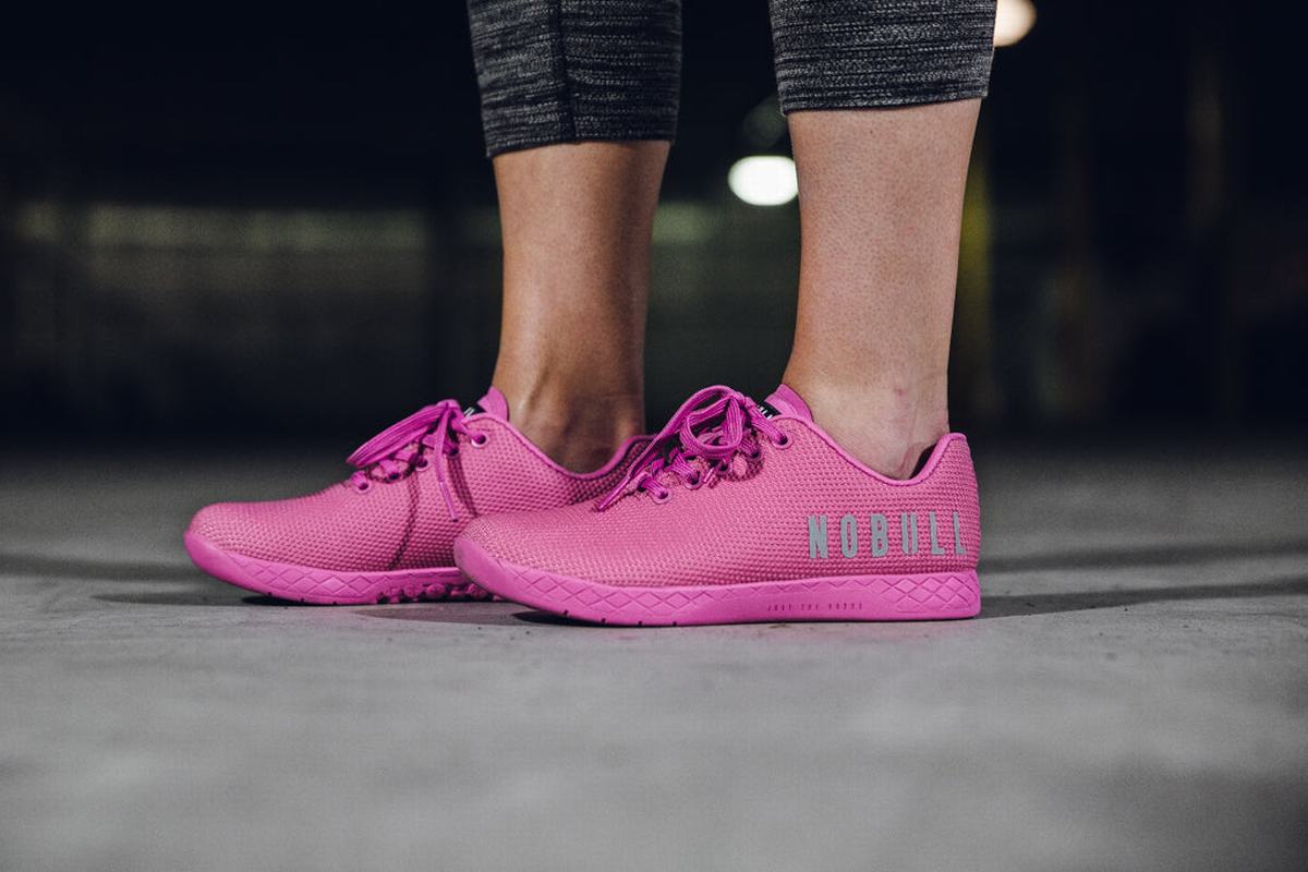 Basket Nobull Superfabric Trainer Femme Rose Clair | TX5749031