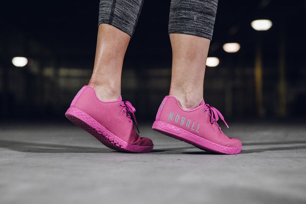 Basket Nobull Superfabric Trainer Femme Rose Clair | TX5749031