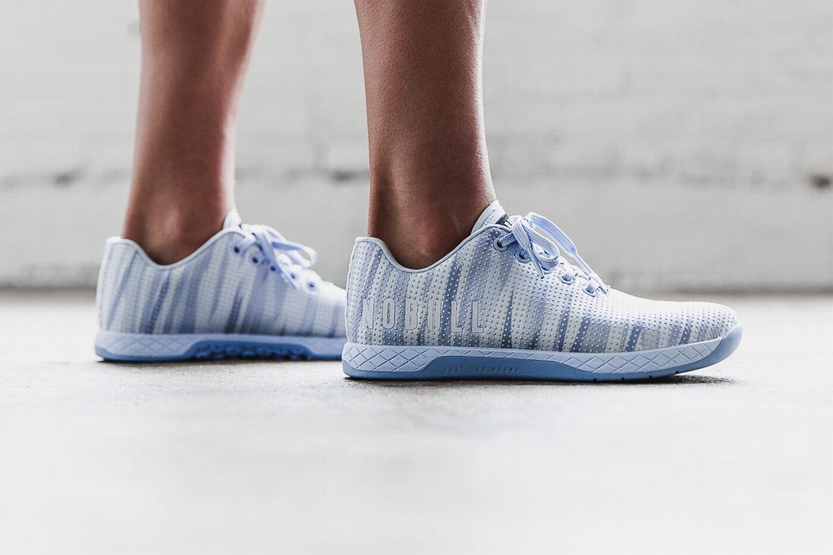 Basket Nobull Superfabric Trainer Femme Bleu | VE2086974