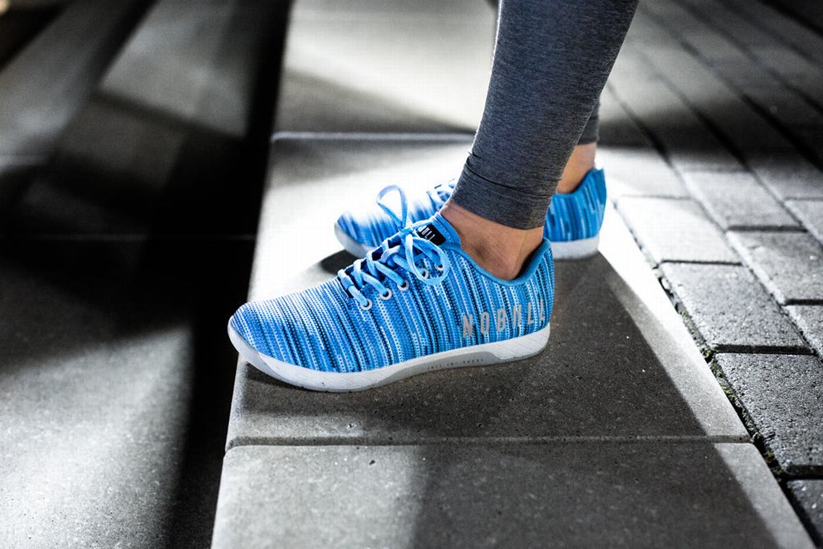Basket Nobull Superfabric Trainer Femme Bleu | VE8921756