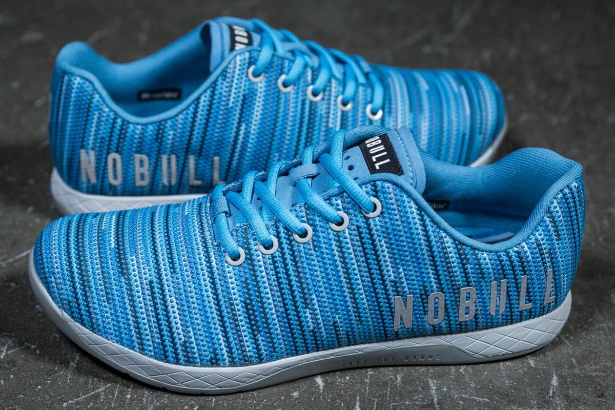 Basket Nobull Superfabric Trainer Femme Bleu | VE8921756