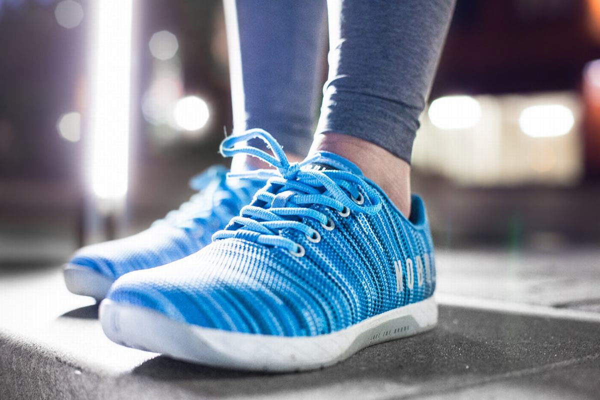 Basket Nobull Superfabric Trainer Femme Bleu | VE8921756