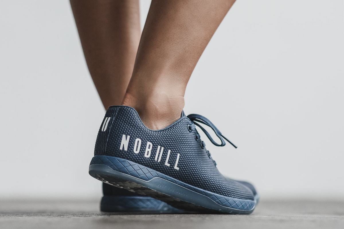 Basket Nobull Superfabric Trainer Femme Bleu Marine | VJ9465820