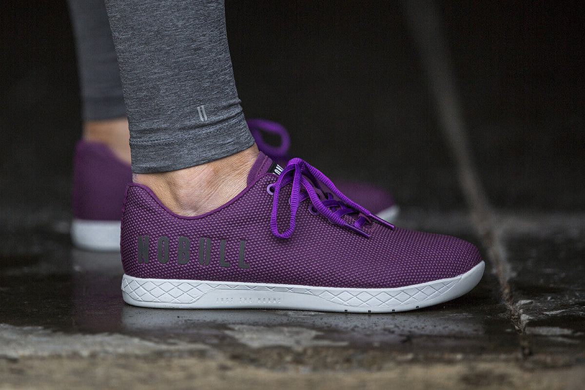 Basket Nobull Superfabric Trainer Femme Violette Foncé | WM0281374