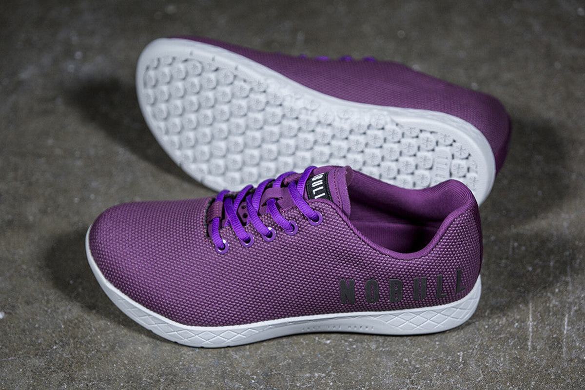 Basket Nobull Superfabric Trainer Femme Violette Foncé | WM0281374