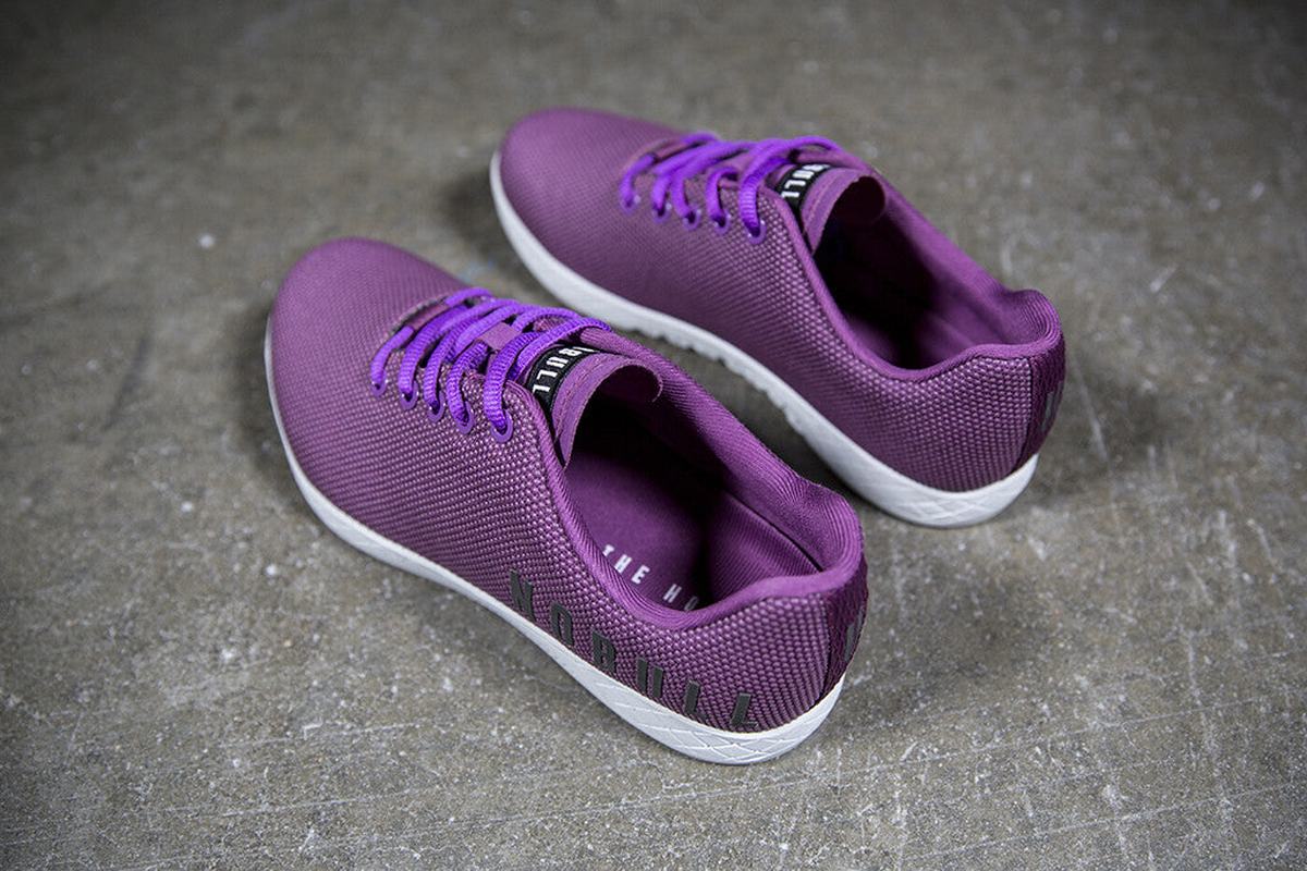 Basket Nobull Superfabric Trainer Femme Violette Foncé | WM0281374