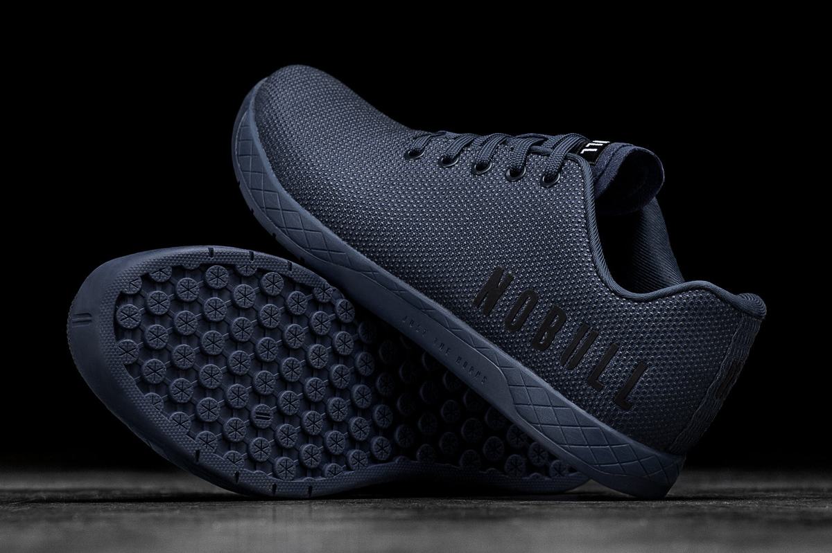 Basket Nobull Superfabric Trainer Femme Bleu Marine | XB0718469