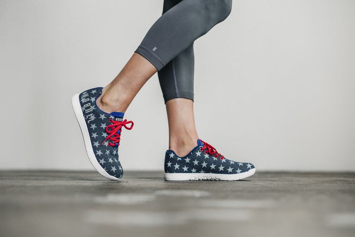 Basket Nobull Superfabric Trainer Femme Bleu | XG9073418