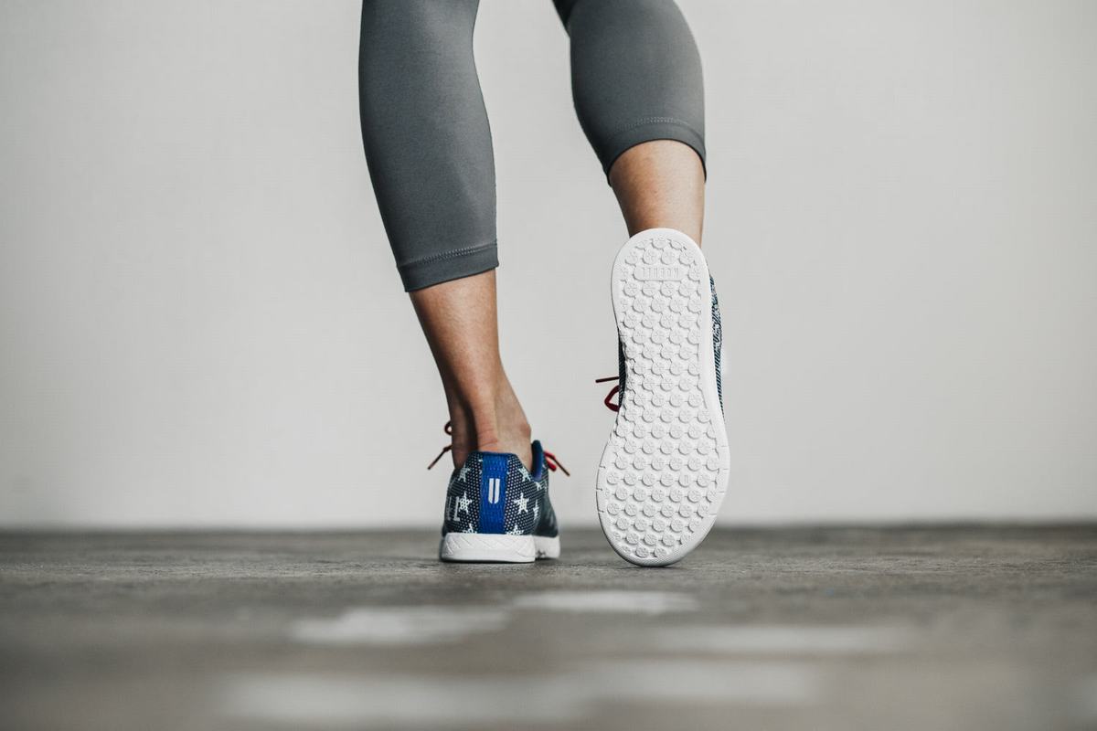 Basket Nobull Superfabric Trainer Femme Bleu | XG9073418