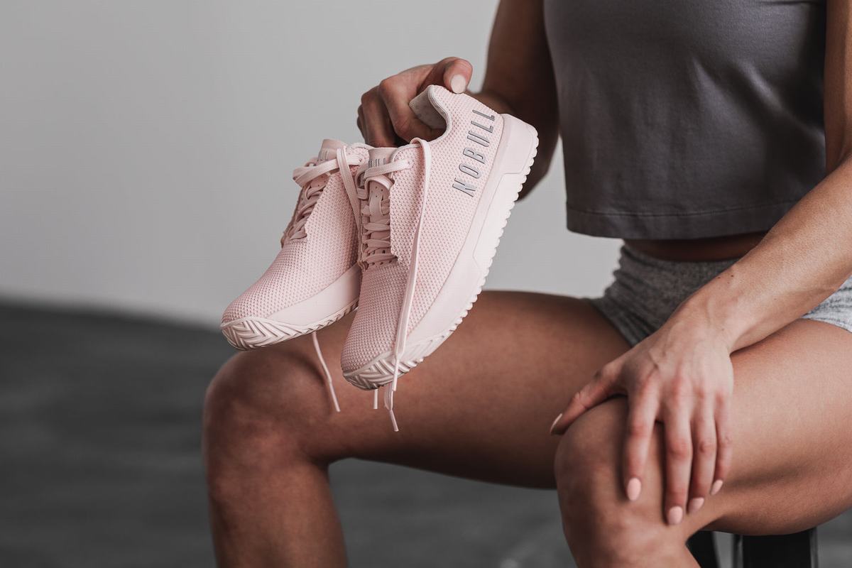 Basket Nobull Superfabric Trainer Femme Rose | XW3912508