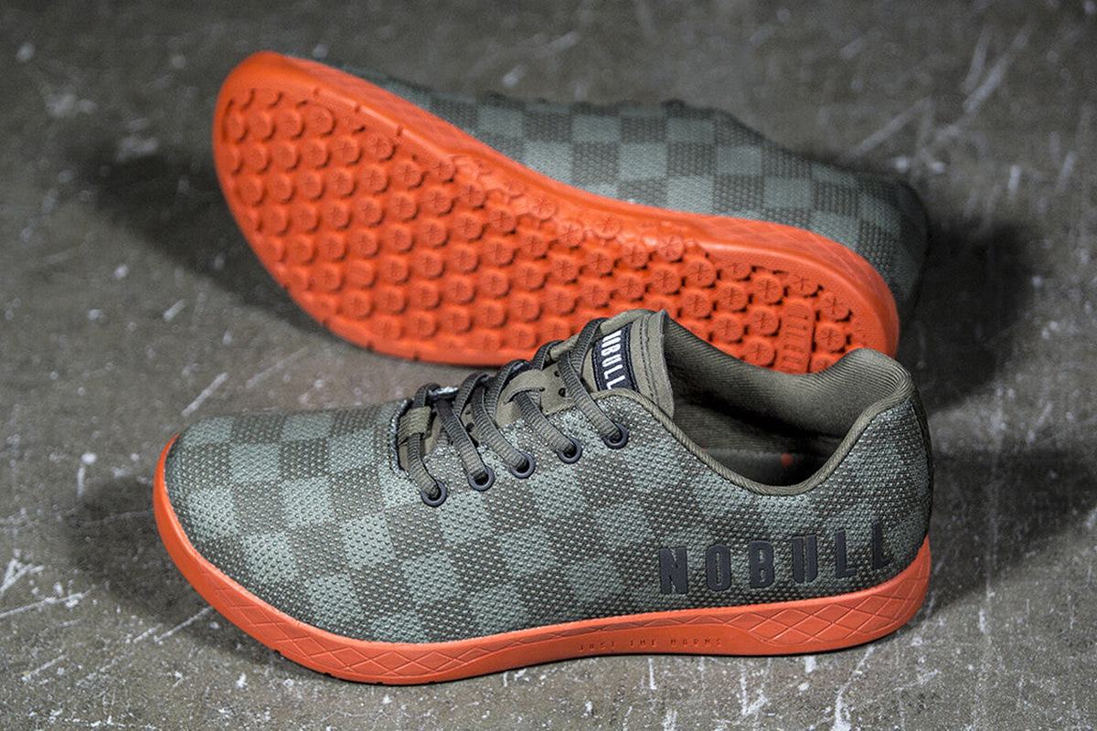 Basket Nobull Superfabric Trainer Femme Vert Olive Orange | ZC5701629