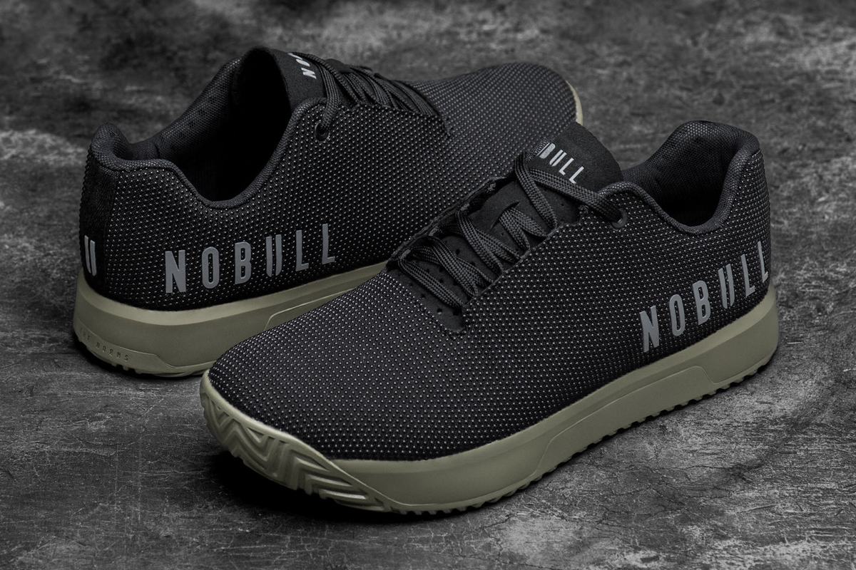 Basket Nobull Superfabric Trainer Femme Noir Vert Foncé | ZG6251479