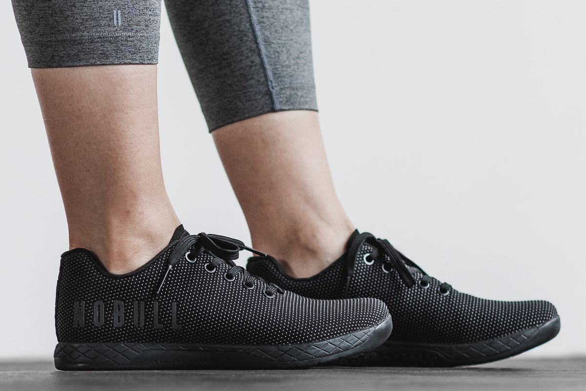 Basket Nobull Superfabric Trainer Femme Noir | ZK0821564