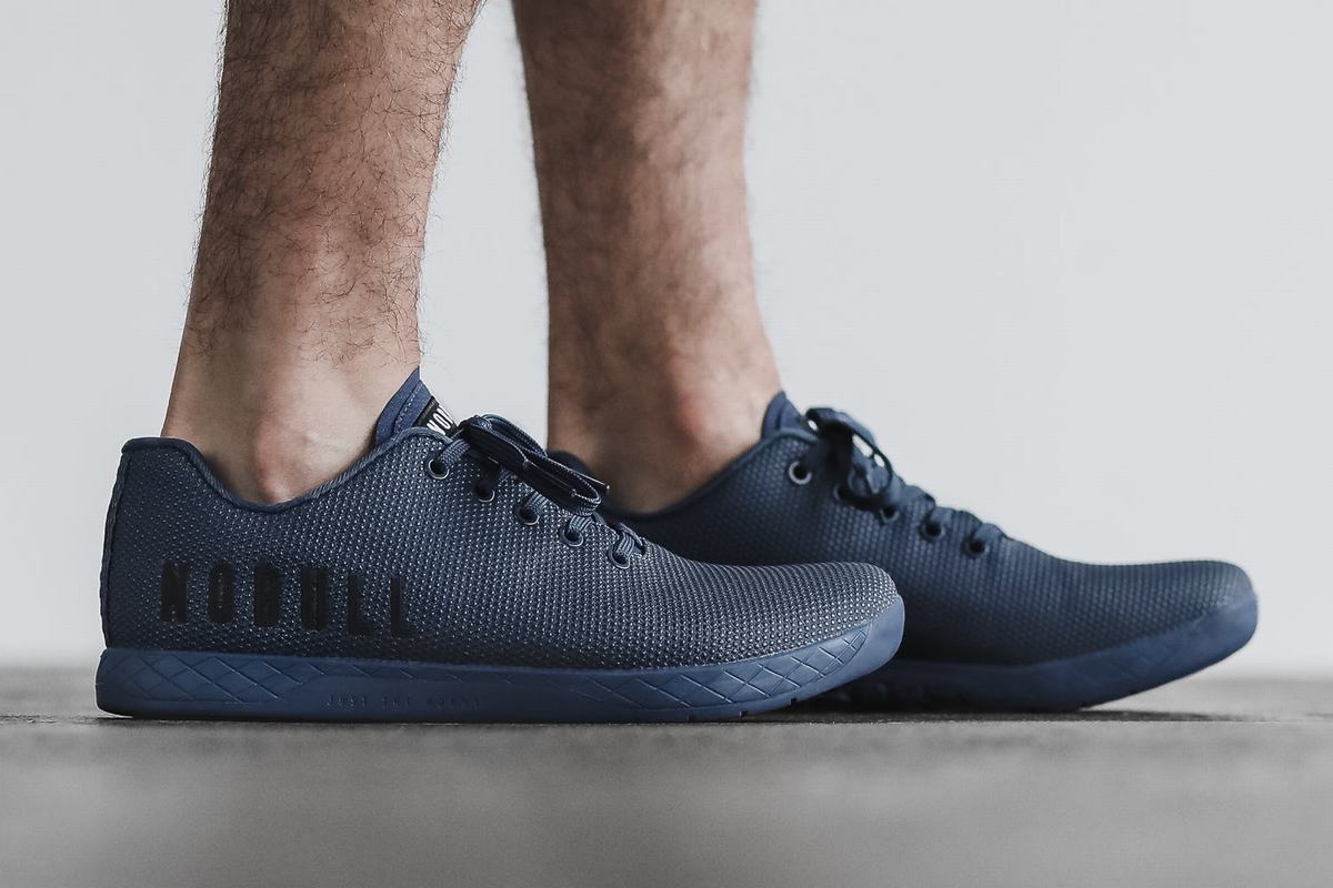 Basket Nobull Superfabric Trainer Homme Bleu Marine | CA5602398