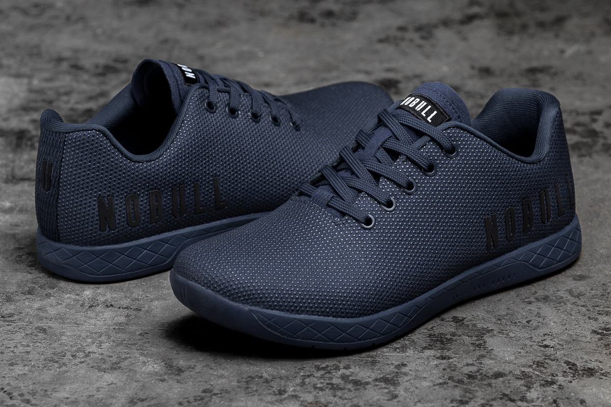 Basket Nobull Superfabric Trainer Homme Bleu Marine | CA5602398