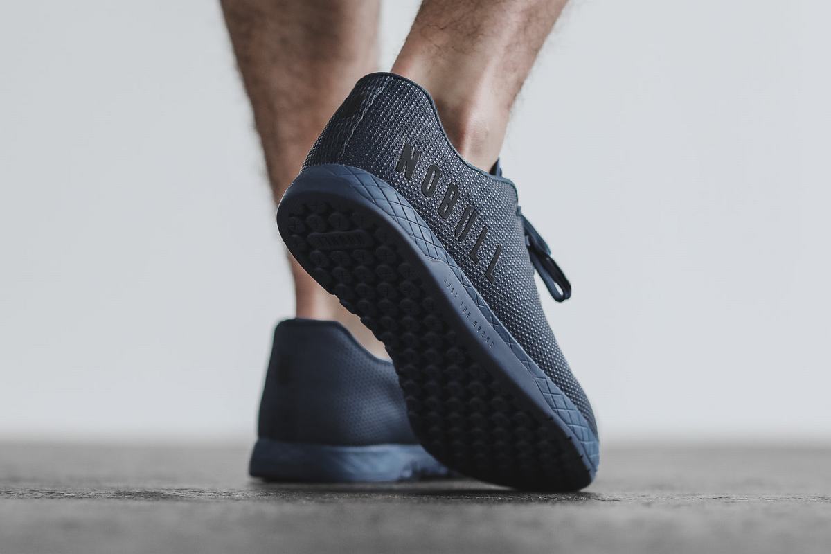 Basket Nobull Superfabric Trainer Homme Bleu Marine | CA5602398