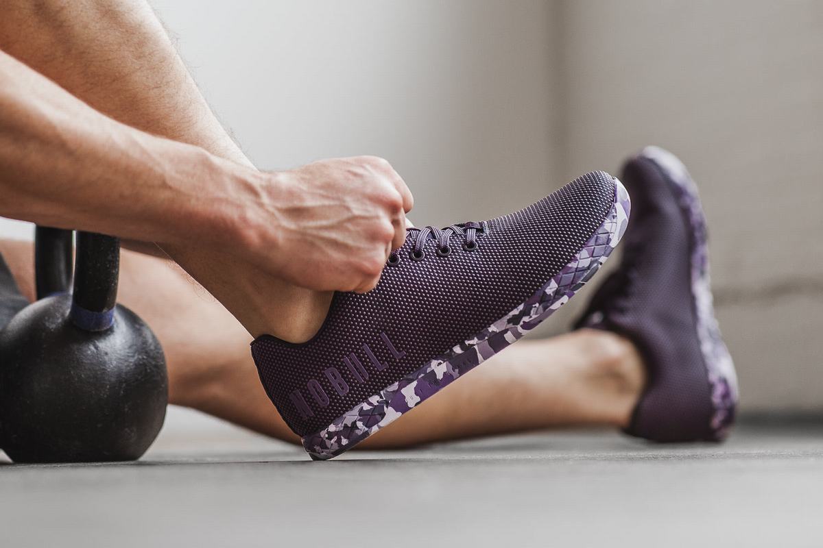 Basket Nobull Superfabric Trainer Homme Violette | CB4583971