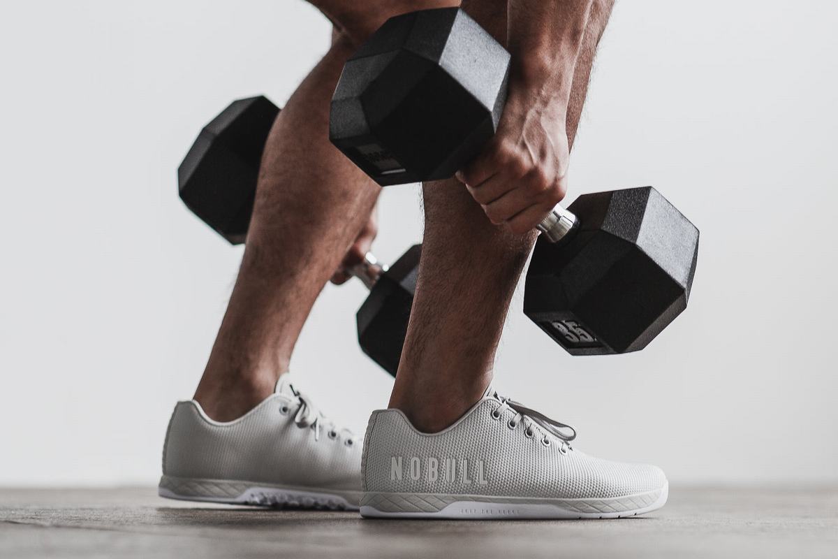 Basket Nobull Superfabric Trainer Homme Grise | GH5398174