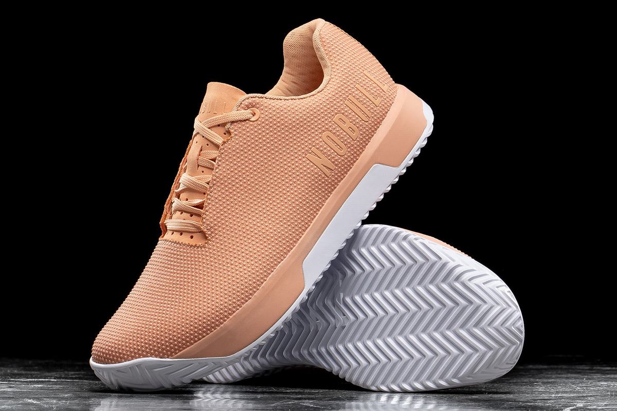 Basket Nobull Superfabric Trainer Homme Abricot | GP9412837