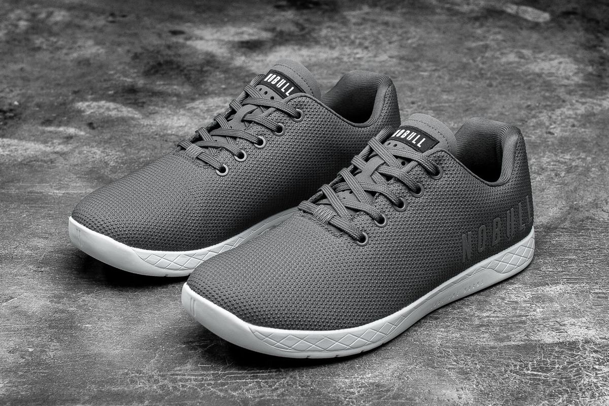 Basket Nobull Superfabric Trainer Homme Grise Foncé Blanche | GW5706321