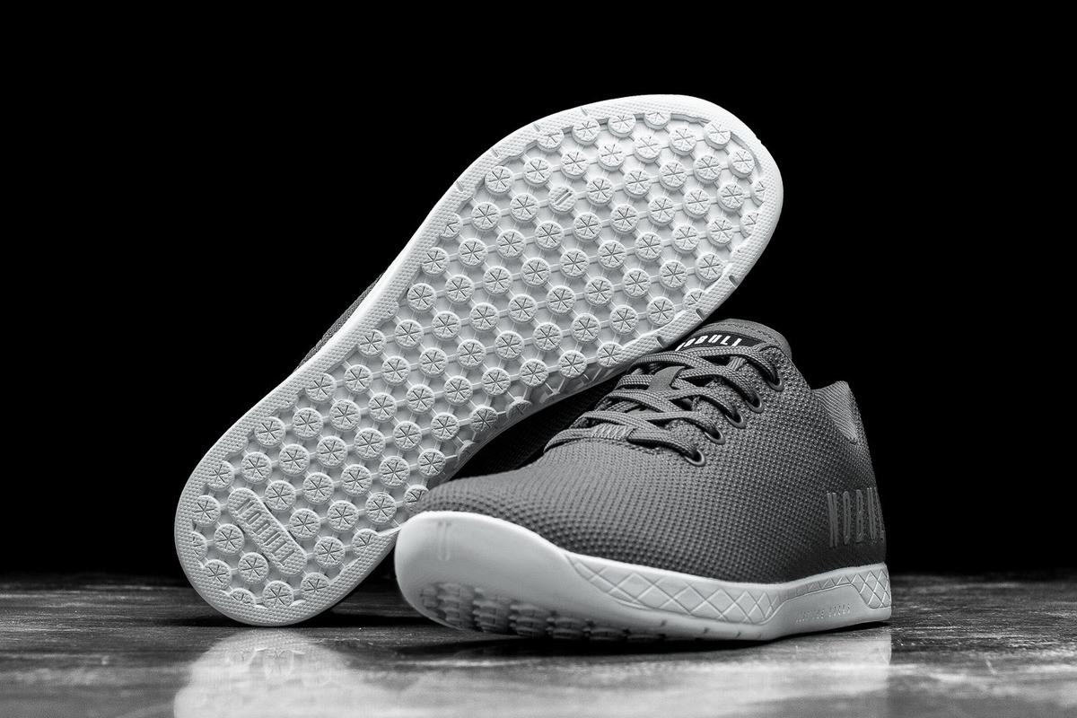 Basket Nobull Superfabric Trainer Homme Grise Foncé Blanche | GW5706321