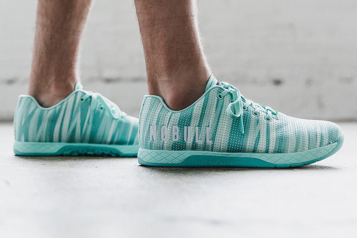 Basket Nobull Superfabric Trainer Homme Menthe | HX1423659