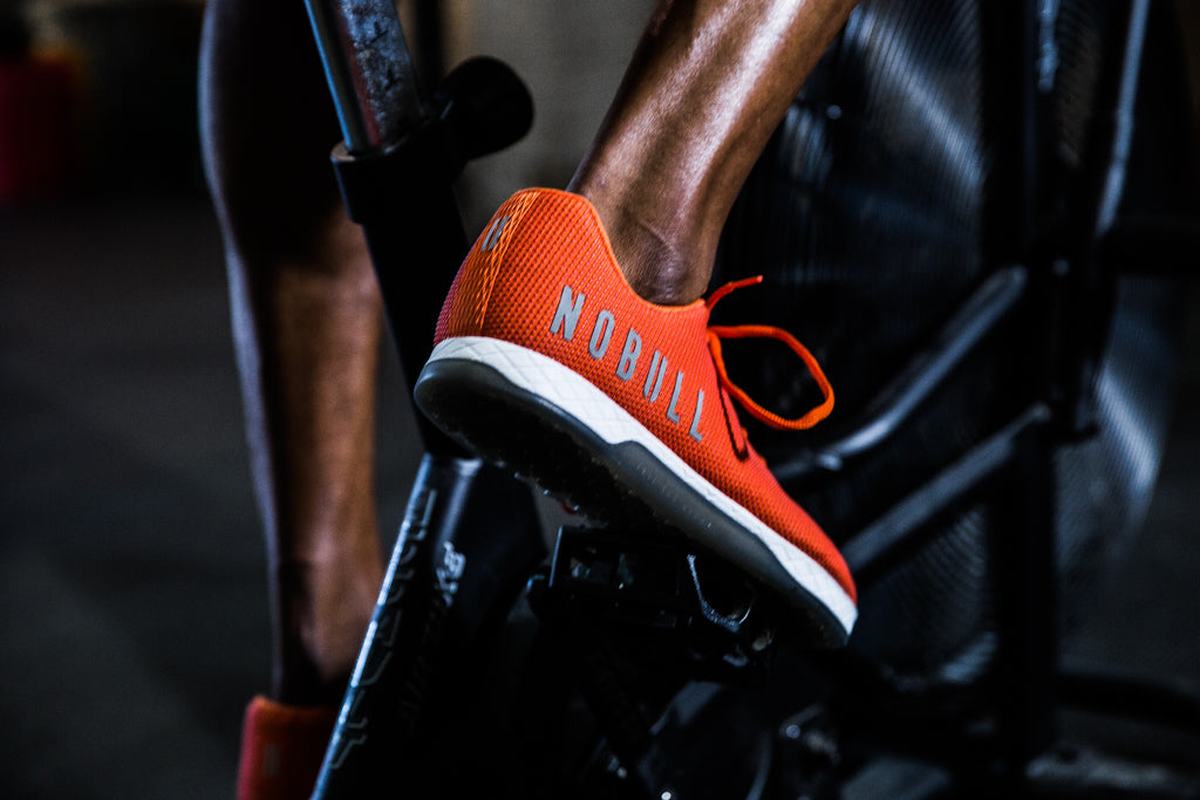 Basket Nobull Superfabric Trainer Homme Orange Clair | IL1706342