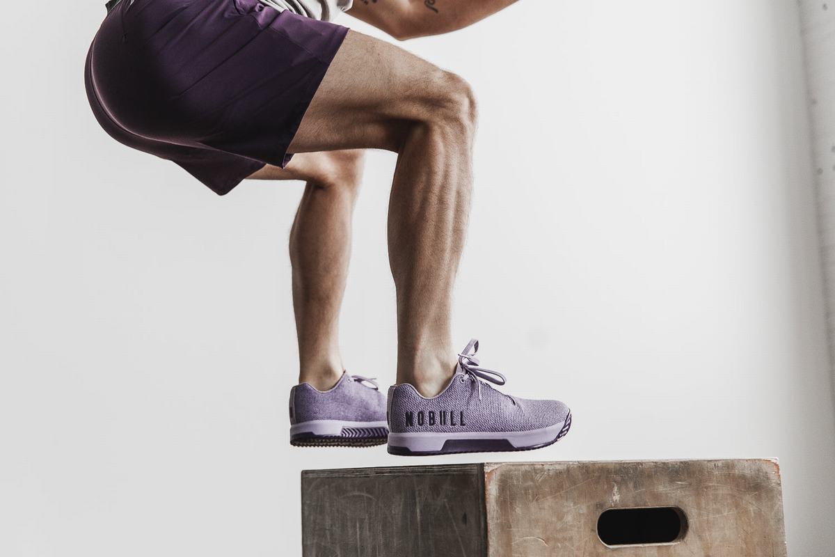Basket Nobull Superfabric Trainer Homme Lavande | KA1589304